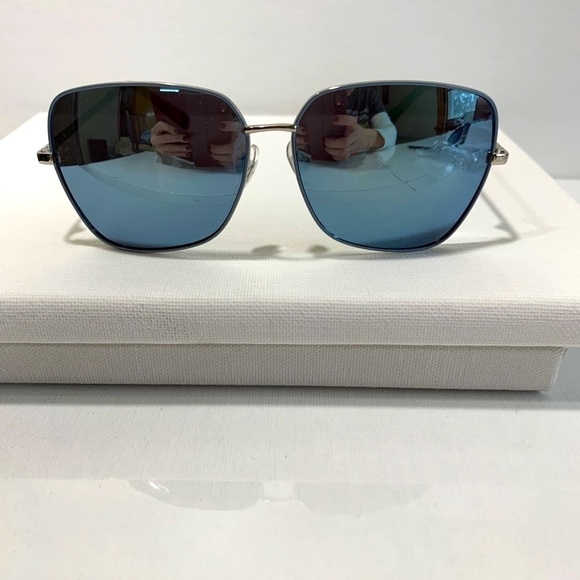 Nine West silver square shaped sunglasses - Picture 1 of 4